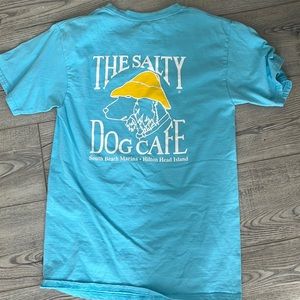 Bright blue salty dog unisex T